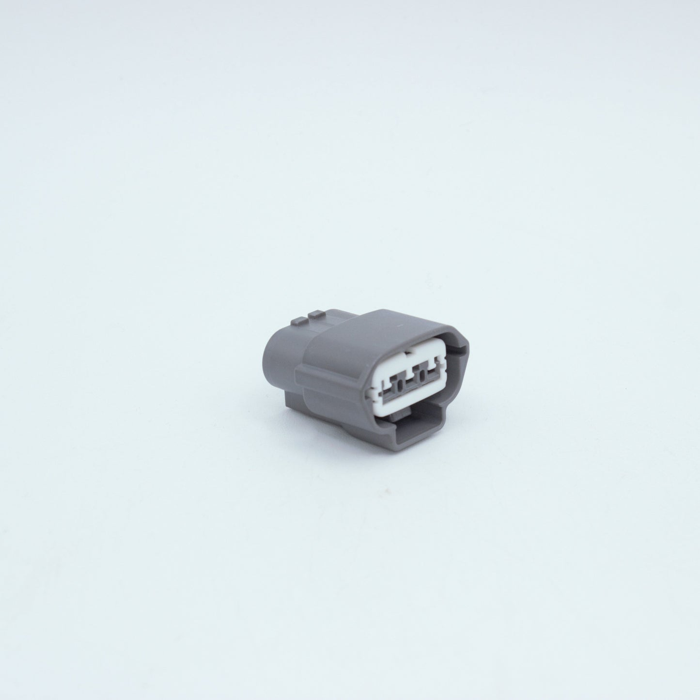 Ignition coil connector for Nissan GTR R35 coils
Grey with white TPA, made by Sumitomo RS type E series (similar to 62 series) 3 way terminal pin sealed
sold in packs of 4, 6 for SR and RB, JZ 7M engines