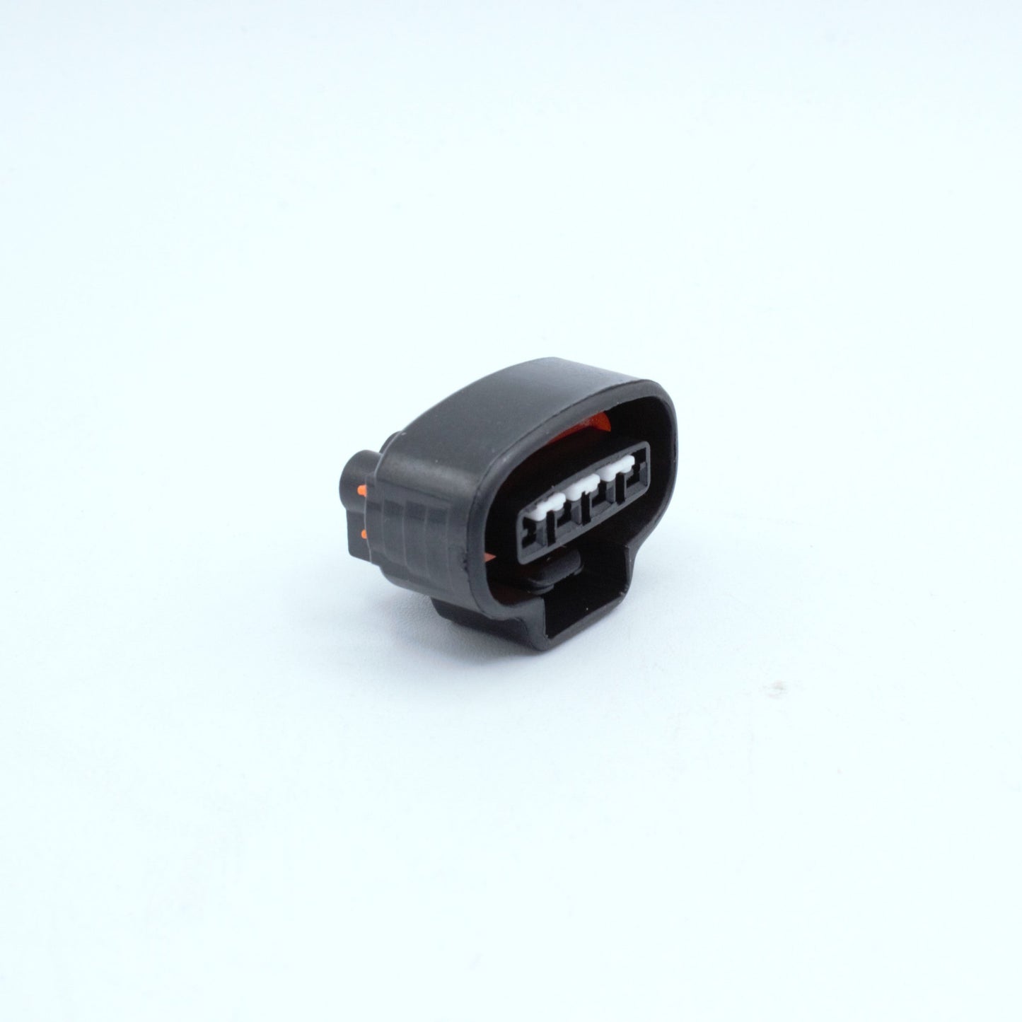 Toyota 1UZ VVTI ignition coil connector
Black with orange seal red seals and a White TPA
4 way terminal pin, sealed
Made by Sumitomo TS series
Sold in packs of 8, comes with terminals and seals