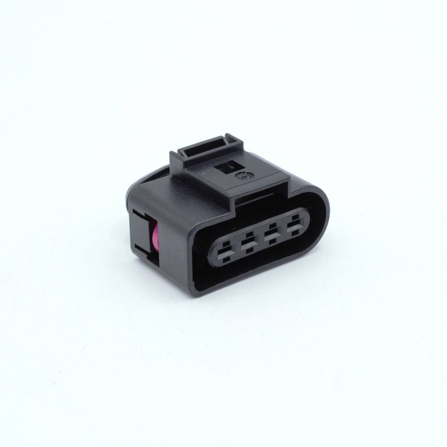 R8 Audi VW ignition coil connector
4 way terminal pin sealed
Black with purple violet TPA
uses MCP JPT terminals
Made by FEP Bosch VW VAG
coils from 2.0T and 1.8T Golf Jetta as well as V8 Audi R8 V10 Lamborghini
Great upgrade for JZ RB SR 7M and UZ engines
sold as a set of 4 6 or 8 with terminals and seals