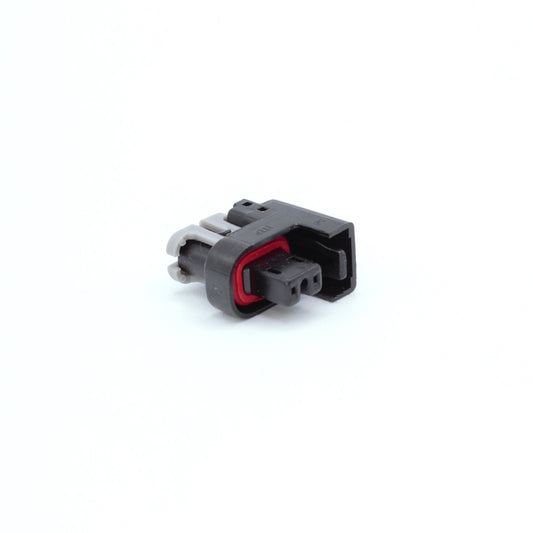 Multec injector connector, black with orange seal, grey TPA. Made by Delphi and use Micro-pack Micropak 0.64 tab width terminals. 2 pin way terminal, sealed
Commonly used for GMC and Chevy Silverado LS truck engines with e85 Injectors
Multitech Multec2 Multec 2
Comes with terminals and seals in sets of 4, 6 or 8