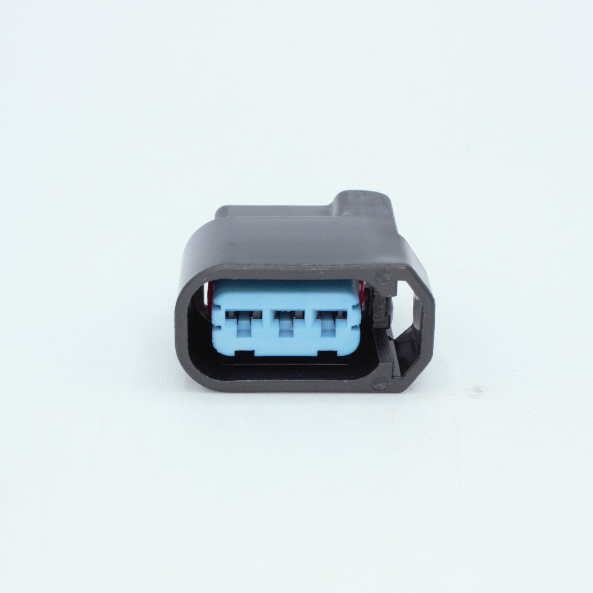 Honda Acura ignition coil connector from K20 and K24 engines
Black with blue TPA, sealed 3 way terminal pin
Made by Sumitomo HX 090 series

Common upgrade for SR JZ RB and 7M engines. also Found on Honda J series V6 engines J35 J37 J32
sold in packs of 4,6 or 8 comes with terminals and seals