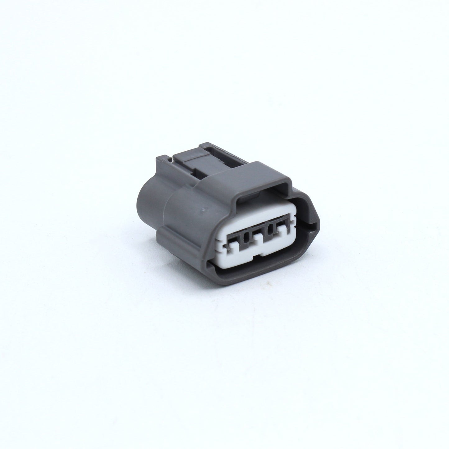 Ignition coil connector for Nissan GTR R35 coils
Grey with white TPA, made by Sumitomo RS type E series (similar to 62 series) 3 way terminal pin sealed

sold in packs of 4, 6 for SR and RB, JZ 7M engines