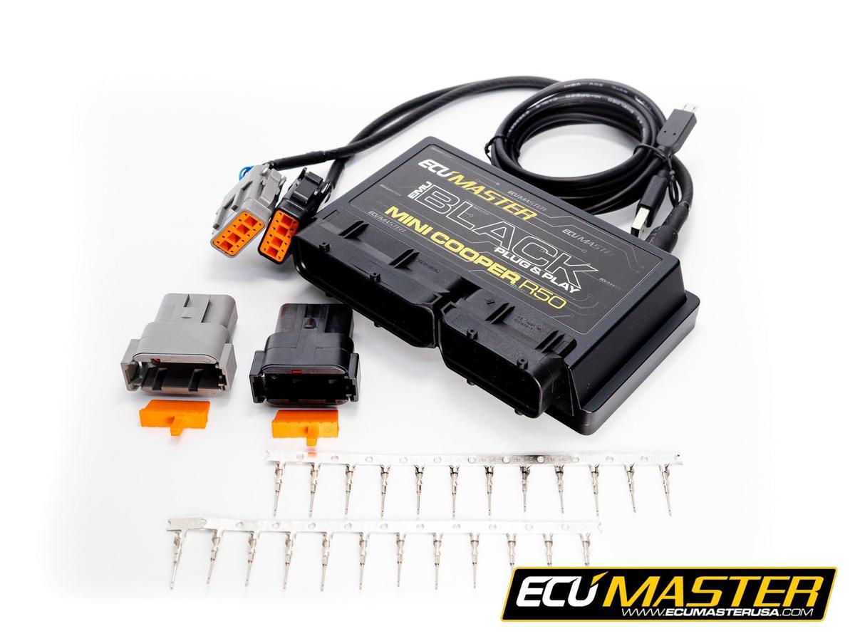 Mini R52 Ecm ECUMaster Mini Cooper R50 EMU Black Plug in ECU – FloorItGarage