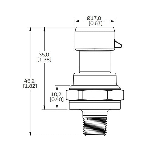 MIPS 150PSI Pressure Sensor 1/8 NPT