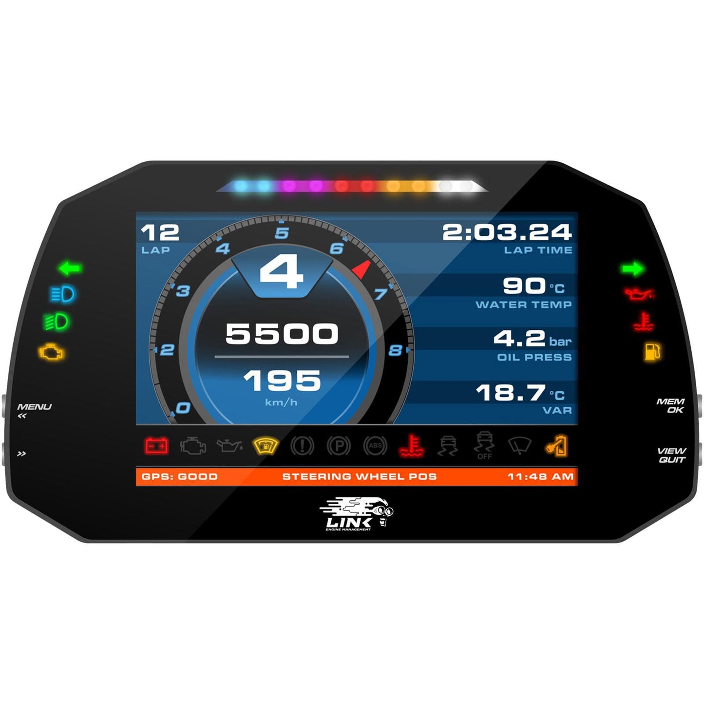 Link ECU MXG Strada 7-inch Dash - Street Edition