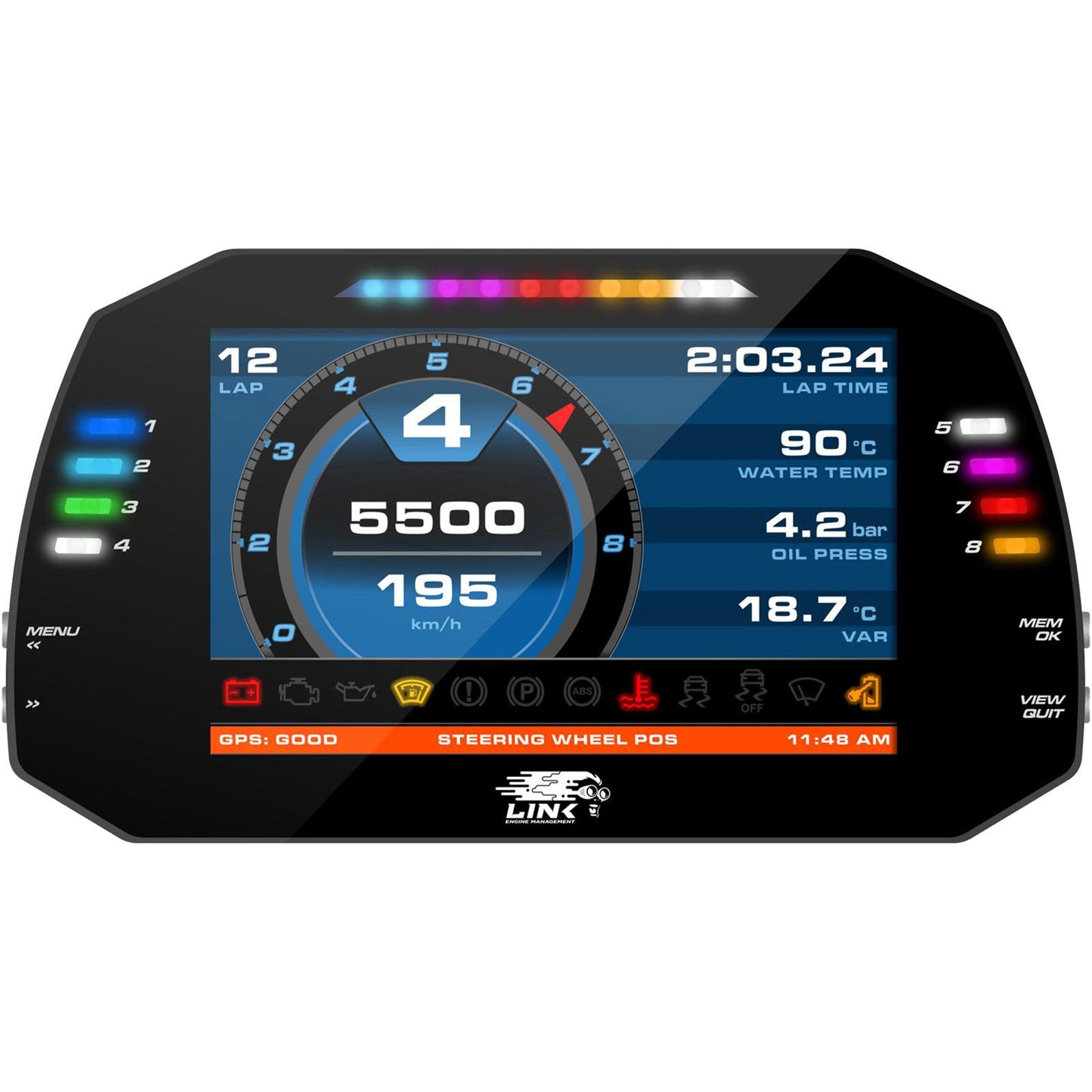 Link ECU MXG Strada 7-inch Dash - Race Edition